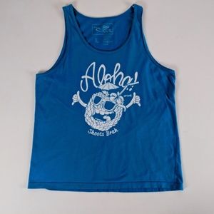 Rip Curl Aloha Pineapple Shoots Brah tank top EUC